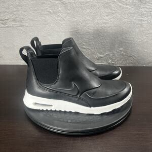 Nike Womens Size 7.5 Air Max Thea Mid Boot Black Slip On Causal Shoes